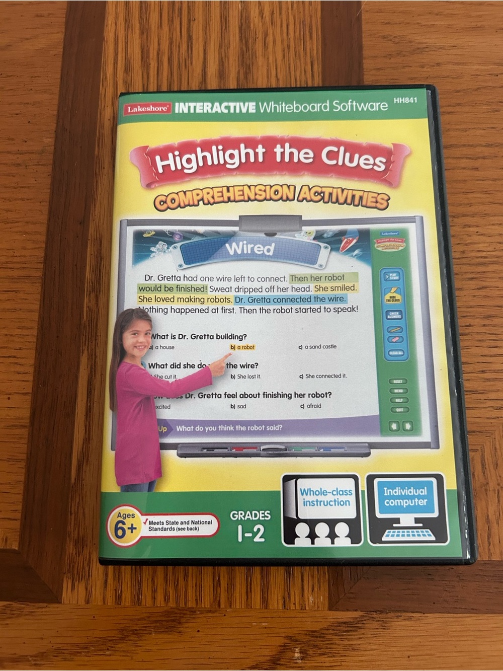 Lakeshore Highlight the Clues Interactive Whiteboard Software